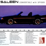 1993 Saleen Mustang Specifications