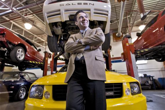 Joe Visconti, president of Saleen Canada could more than double the capacity of its body shop.  Photo: Patrick Sanfacon, La Presse