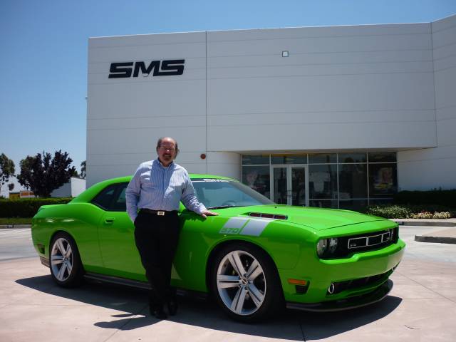 Steve Saleen with his SMS 570 Challenger