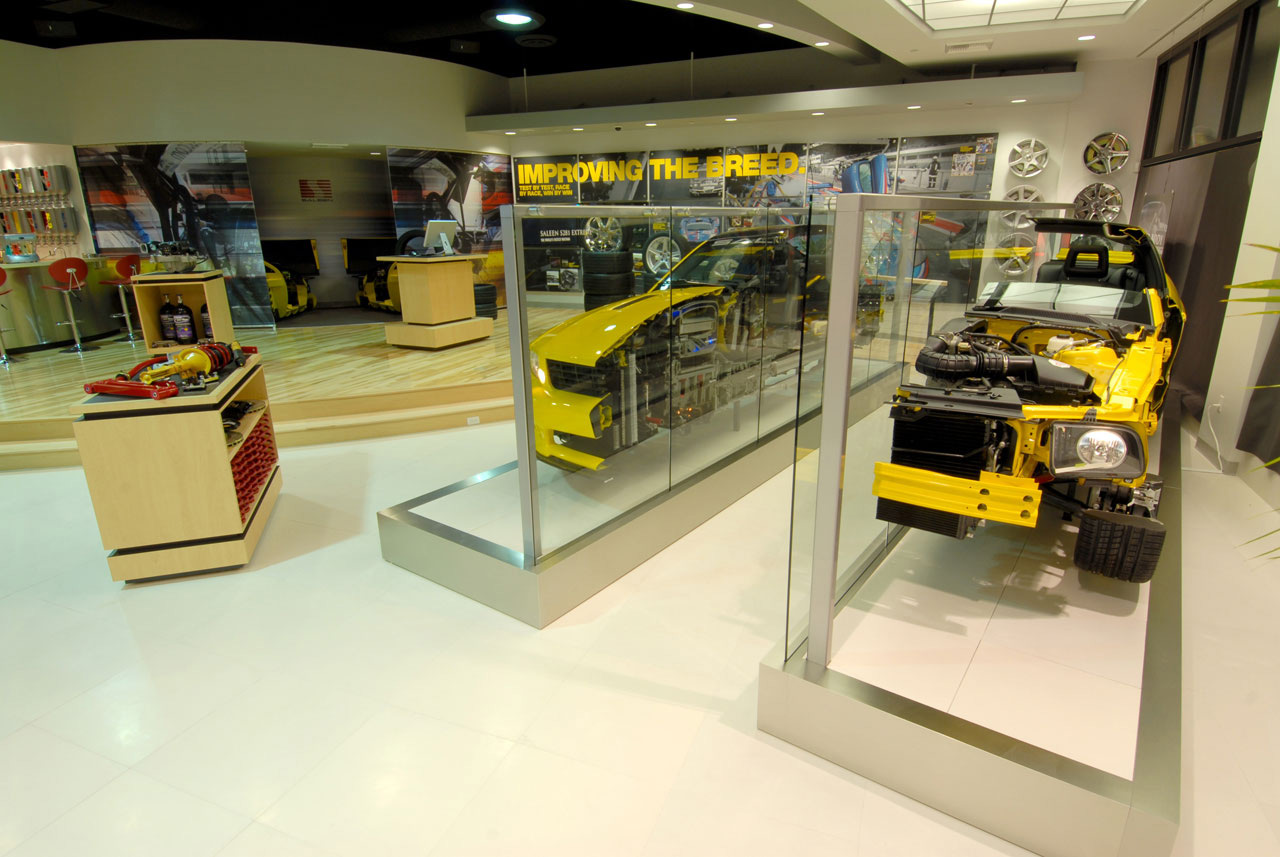 The Saleen Store Extreme Display Cutaway