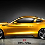 The 2015 Saleen 302 Mustang - Rendering Side View