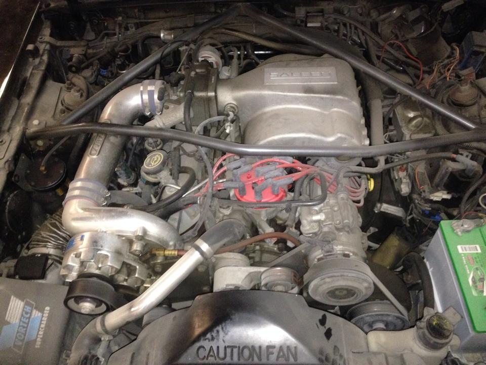 93-0050 Supercharged with period correct Saleen intake manifold