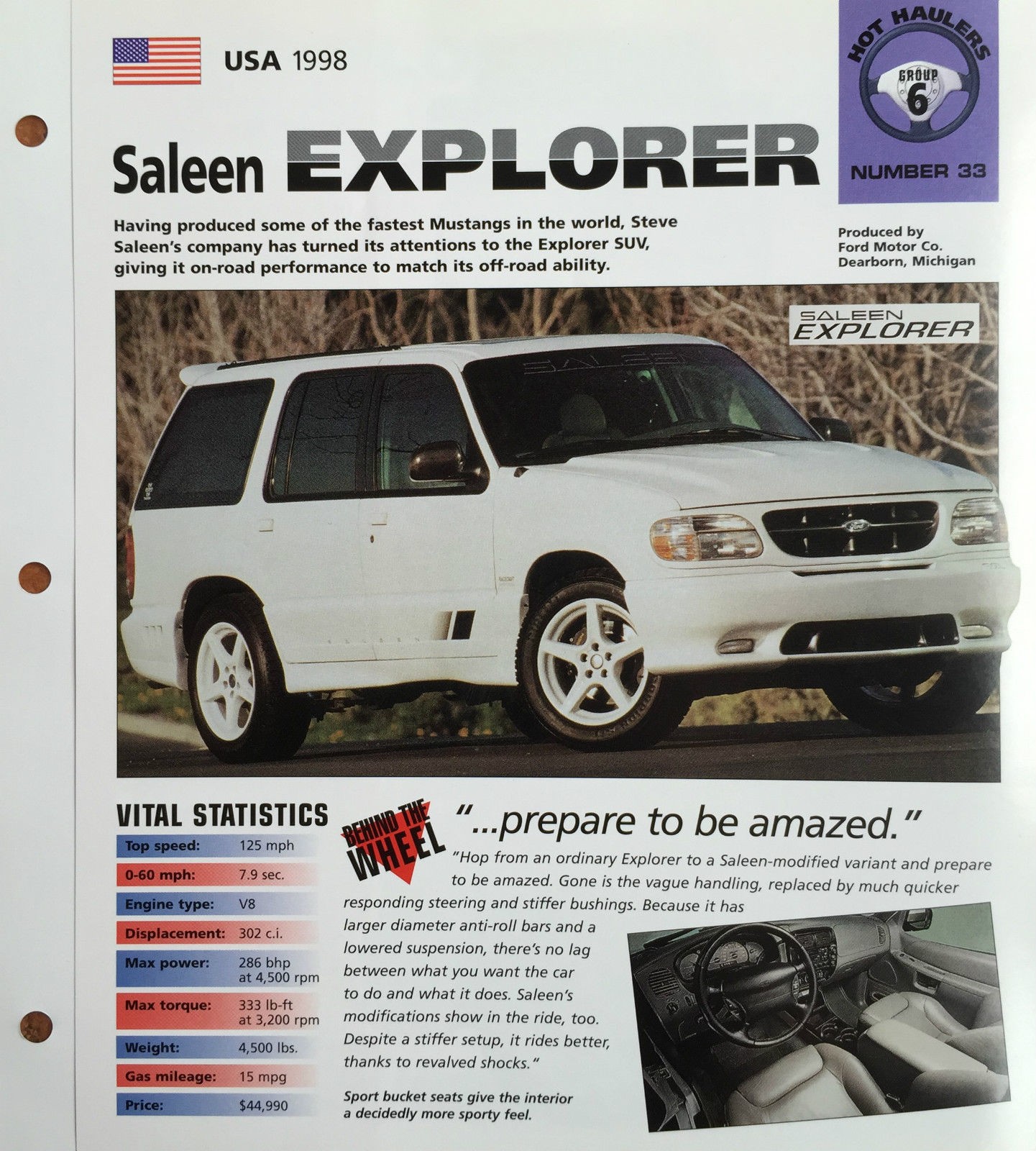 1998 explorer saleen