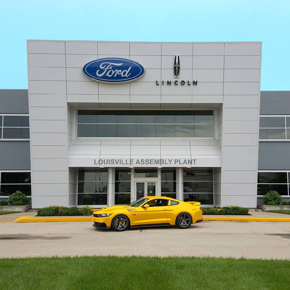 302 Black Label greeting the Ford Louisville Assembly Plant - June 12, 2015