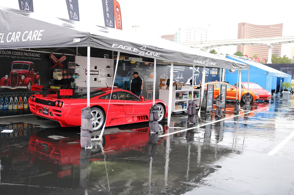 Eagle One booth, Saleen S7