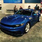 The 2016 Saleen 302 Black Label Mustang is rolling on Cooper Zeon RS3-S ultra-high-performance tires.