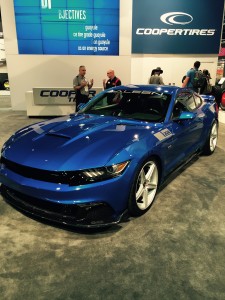 The 2016 Saleen 302 Black Label Mustang is rolling on Cooper Zeon RS3-S ultra-high-performance tires. 