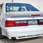 The vanity plate is a reference to the car’s nickname, “Casper” (i.e., the friendly ghost), bestowed by Tim Allen and the Saleen crew during the build, thanks to its all-white color scheme.