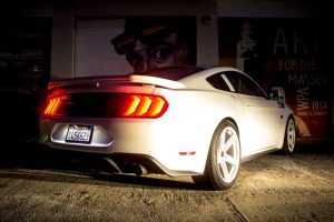 2019 Ford Mustang Saleen White Label Exterior Ford Authority Rear Three Quarters