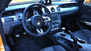 Aside from some Saleen badges and some comfy-but-unsupportive seats, the Black Label's interior is standard Mustang GT fare.