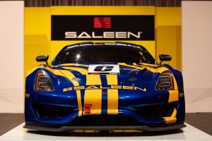 The Saleen GT4 concept is a specially-built racing versions of the new Saleen 1 turbocharged, mid-engine sports car, designed to compete in GT4 racing series worldwide. (Photo: Brett Turnage)